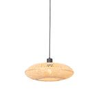 Oosterse hanglamp bamboe 40 cm - Ostrava, Huis en Inrichting, Lampen | Hanglampen, Nieuw, Oosters, 75 cm of meer