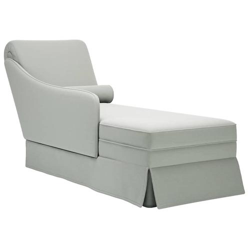 vidaXL Chaise longue met bolster&rechterarmleuning fluweel, Huis en Inrichting, Banken | Sofa's en Chaises Longues, Nieuw, Verzenden