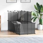 vidaXL Dierenhok klein 142x74x93 cm polypropeen en staal, Dieren en Toebehoren, Verzenden, Nieuw