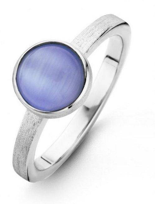 Casa Jewelry Ring Melody Blue 52 Cateye - Zilver - Maat, Sieraden, Tassen en Uiterlijk, Ringen, Verzenden