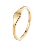 stainless steel gouden signet ring, Sieraden, Tassen en Uiterlijk, Ringen, Verzenden, Nieuw, Zilver