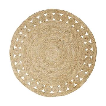 Vloerkleed riet - rond - 120 cm beschikbaar voor biedingen