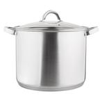 Altom Design Fabio RVS Hoge Soeppan / Kookpan 24cm 8.5L Met, Huis en Inrichting, Keuken | Potten en Pannen, Ophalen of Verzenden