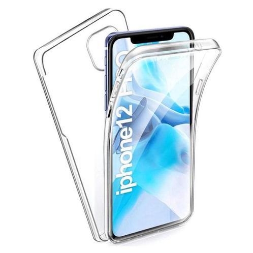iPhone 12 Pro Max Full Body 360° Transparant TPU Silicone, Telecommunicatie, Mobiele telefoons | Hoesjes en Frontjes | Apple iPhone