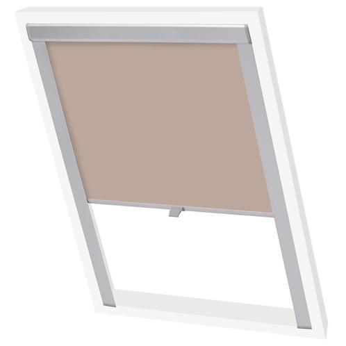 vidaXL Rolgordijn verduisterend beige U08/808, Huis en Inrichting, Stoffering | Gordijnen en Lamellen, Beige, Nieuw, Verzenden