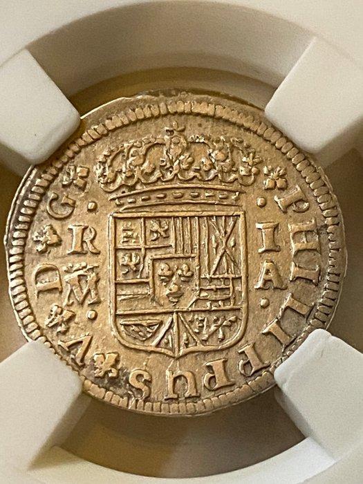 Spanje. Felipe V. 1 Real 1726 (Zonder Minimumprijs), Postzegels en Munten, Munten | Europa | Niet-Euromunten