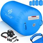 Airtrack - Turnmat - Gymnastiek Rol - 120x60 cm - Blauw - KE, Sport en Fitness, Verzenden, Zo goed als nieuw