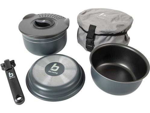 Bo-Camp - Pannenset - Trekking - 5-Delig - Aluminium, Huis en Inrichting, Woonaccessoires | Overige, Zo goed als nieuw, Verzenden