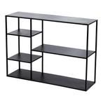 Staand rek Isojoki open kast 120x35x87,5 cm zwart mat [en.ca, Verzenden, Nieuw