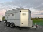 Bockmann Travveler 2-paards diagonaal lader met living !, Ophalen, Gebruikt, Aluminium, 2-paards trailer