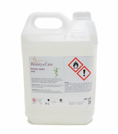 Beauty & Care Bamboe opgiet basic 5 L.  new, Sport en Fitness, Sauna, Fins of Traditioneel, Nieuw, Ophalen of Verzenden