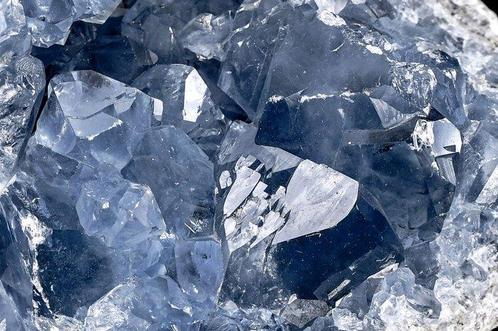 Wonderbaarlijke blauwe glinsterende Celestien, Verzamelen, Mineralen en Fossielen