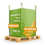 Meelworm Frass - Insectenmest korrels (Bigbag 1000Kg – Voor, Verzenden, Mest