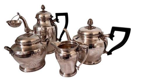 Christofle, C.C Abeille avant 1935 - Tafelservies (4) -, Antiek en Kunst, Antiek | Meubels | Tafels