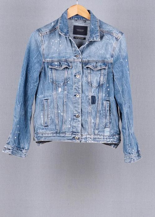 Scotch & Soda Blue vintage denim jacket in size S for Unisex, Kleding | Heren, Jassen | Zomer, Ophalen of Verzenden