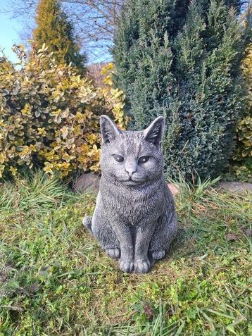 Beeld, Cat - 28 cm - Beton beschikbaar voor biedingen