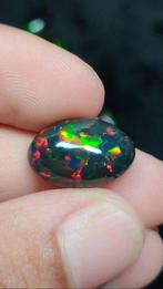 Opaal Zwart AAA+++ vuurkleurig Multicolor - 4Ct - Lightning