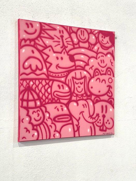 Mr Turkey - Pinky Dreams - NO Reserve, Antiek en Kunst, Kunst | Schilderijen | Modern