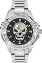 Philipp Plein PWAAA2725 The Skull horloge, Sieraden, Tassen en Uiterlijk, Horloges | Heren, Overige merken, Staal, Staal, Verzenden