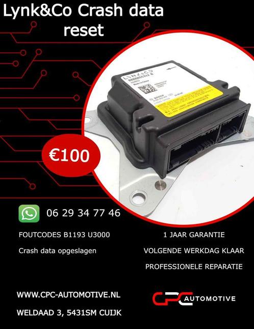 Lynk&amp;Co Crash data reset B1193 U3000, Auto-onderdelen, Elektronica en Kabels, Nieuw, Ophalen of Verzenden