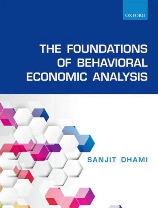 Boek Foundations Behavioral Economic Analysis 9780198715535, Boeken, Overige Boeken, Zo goed als nieuw, Verzenden