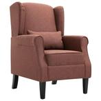 Stijlvolle Fauteuil Bruin - Retourdeal! Hoge Kwaliteit -40%, Huis en Inrichting, Fauteuils, Ophalen of Verzenden, Nieuw, Minder dan 75 cm