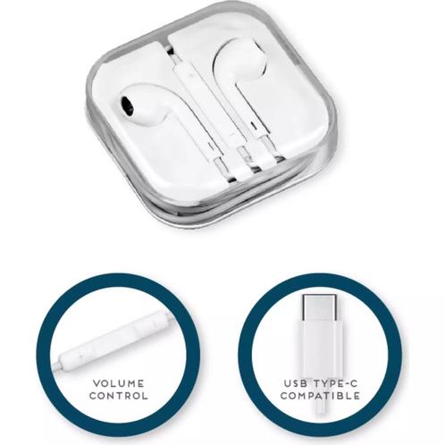 Benson In-ear oortjes met USB-C aansluiting - 1 meter kab..., Telecommunicatie, Mobiele telefoons | Toebehoren en Onderdelen, Nieuw