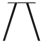 Stalen A tafelpoot set van 2 meubelpoot 70x12x72 cm zwart, Verzenden, Nieuw