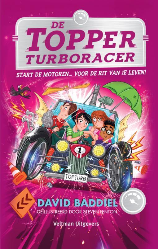 De Topper turboracer 9789048318162 David Baddiel, Boeken, Kinderboeken | Jeugd | 10 tot 12 jaar, Gelezen, Verzenden