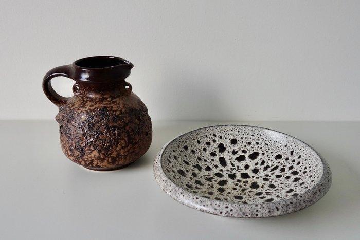 Wilhelm & Elly Kuch - Schaal (2) - Fat Lava - , Dumler &, Antiek en Kunst, Curiosa en Brocante