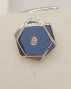 Manchetknopen - 19.2 kt. Witgoud Diamant (Natuurlijk)