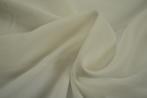 15 meter chiffon stof - Gebroken wit, 120 cm of meer, Wit, Ophalen of Verzenden, Polyester