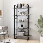vidaXL Boekenkast met 5 schappen 100x30x175 cm bewerkt hout, Huis en Inrichting, Kasten | Boekenkasten, 100 tot 150 cm, Verzenden