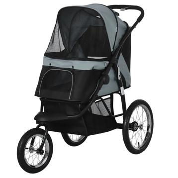 TRUUSK Hondenbuggy Kattenbuggy Opvouwbaar Met Reflectoren, O beschikbaar voor biedingen