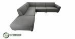 Refurbished 5-zits hoekbank grijs Montel | 6 mnd garantie!, Gebruikt, Losse elementen, Hoekbank, 300 cm of meer