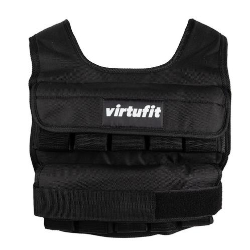 VirtuFit Verstelbaar Gewichtsvest Pro - 10 kg - Zwart, Sport en Fitness, Fitnessmaterialen, Verzenden