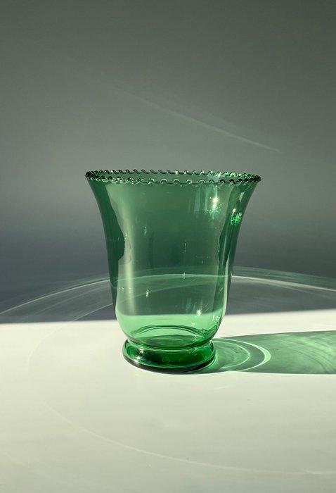 Doyen, attributed - Vaas - Bloemenfestiviteit - Glas, Antiek en Kunst, Curiosa en Brocante