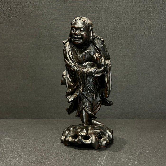 Liu Hai and his three legg frog - Bamboe - China - Qing, Antiek en Kunst, Antiek | Overige Antiek