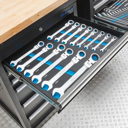 Datona Ringratel-steeksleutelset met kantelbare kop - Datona, Doe-het-zelf en Verbouw, Gereedschap | Handgereedschap, Nieuw, Ophalen of Verzenden