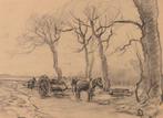 Kees Van Dongen (1877-1968) - Houtvesters met paardenkar, Antiek en Kunst