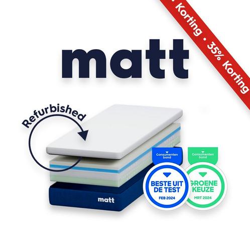 Matras 80x190 Matt Sleeps | Refurbished | -35% korting, Huis en Inrichting, Slaapkamer | Matrassen en Bedbodems, 80 cm, 190 cm of minder