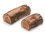 Elm log mooie planter met schors 19 cm, Ophalen of Verzenden, Nieuw