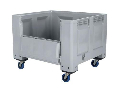 BIG BOX kunststof palletbox - 1200 x 1000 mm - met klep - op, Diversen, Overige Diversen, Nieuw, Ophalen of Verzenden