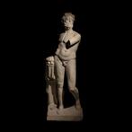 Oud-Romeins Marmer Belangrijk levensgroot Herakles-beeld. 2e