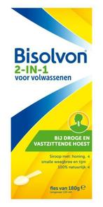 Bisolvon Drank 2-in-1 volwassene 133 ml, Verzenden, Nieuw