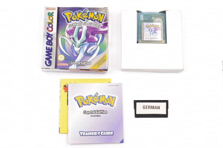 Pokemon Crystal (German) [Gameboy Color], Spelcomputers en Games, Games | Nintendo Game Boy, Zo goed als nieuw, Ophalen of Verzenden
