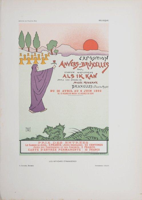 Francis Nys (1863-1900) - Exposition Anvers-Bruxelles, Antiek en Kunst, Kunst | Designobjecten