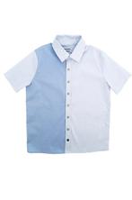 HEBE - overhemd - korte mouwen - blauw, Nieuw, Jongen, Hebe, Verzenden