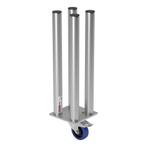 FORTEX STAGE750 Quattro poot met zwenkwiel/rem podiumhoogte, Muziek en Instrumenten, Verzenden, Nieuw