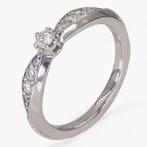 950 Platina ring – 0,23CT Diamanten - Direct op voorraad!, Sieraden, Tassen en Uiterlijk, Ringen, Overige materialen, Verzenden